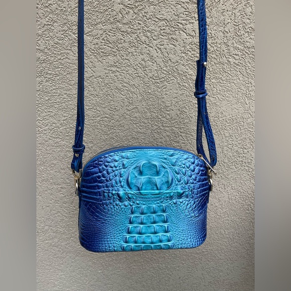 NWOT Brahmin Melbourne Collection Small Georgina Crossbody, Affinity Ombre - Picture 5 of 9